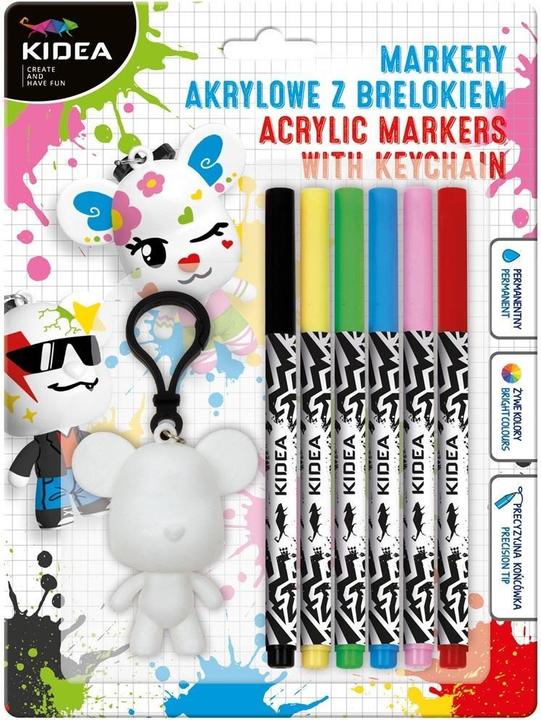 Produktbild Derform Acrylmarker mit KIDEA-Schlüsselanhänger