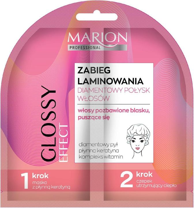 Marion Professional Glossy Effect Lamination Treatment For Hair Devoid Of Shine Mask From Liquid (20 ml)