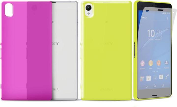 Produktbild Puro Ultra Slim „0.3“ Cover MFX - Set aus Hülle + Displayfolie für Xperia M4 AQUA (halbtransparent) (Sony Xperia M4 Aqua)