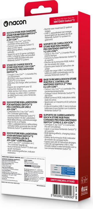 Image du produit Bigben Supporto Ricarica XL Switch 2 / 1 Pad PRO / 2 Joycon Big Ben (Switch 2)