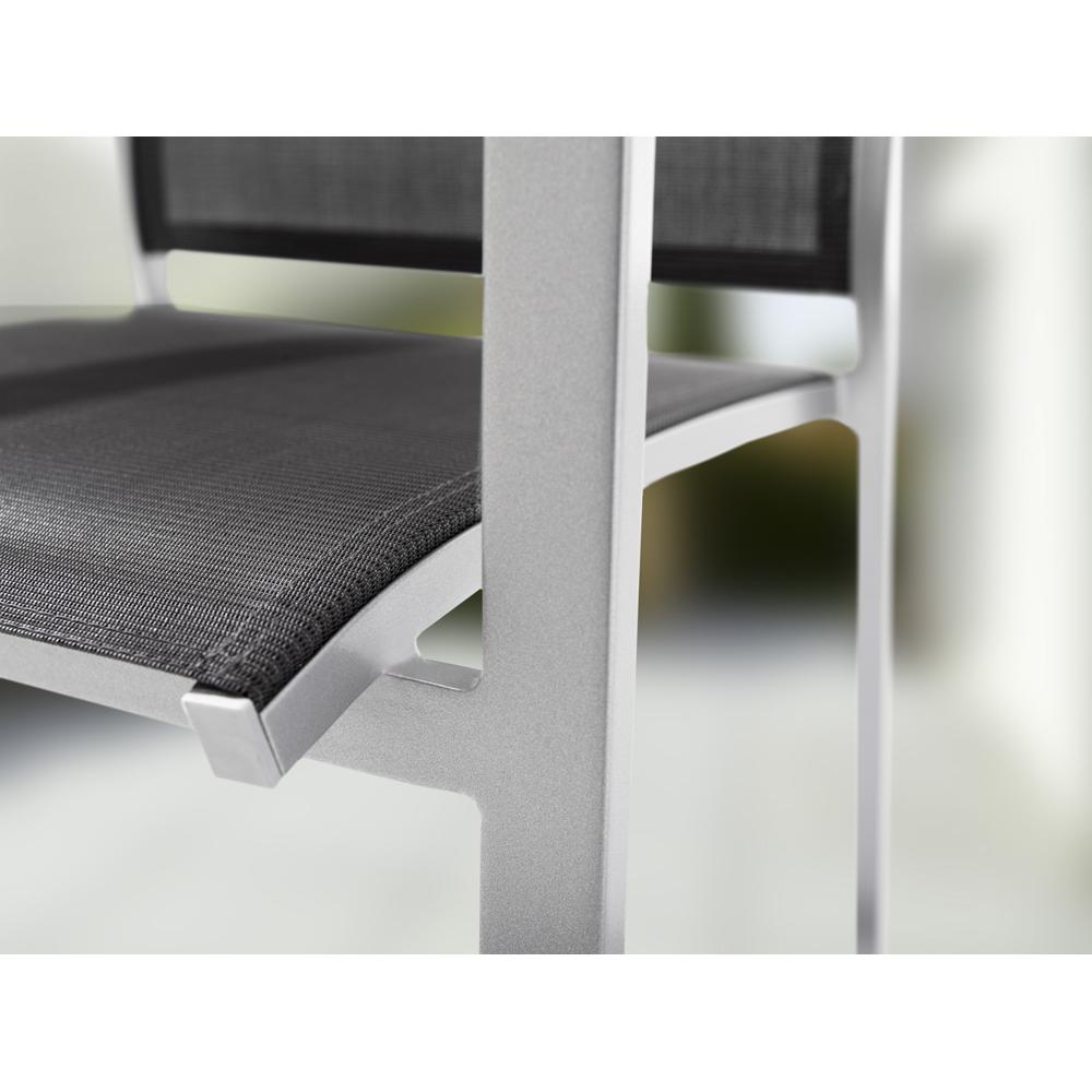 Thumbnail - 2x Sieger, Gartenstühle, Meran Stapelsessel Aluminium/Textilene