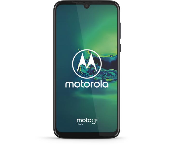 Actual product image Motorola G8 Plus (64 GB, Dark Blue, 6.30", Hybrid Dual SIM, 4G)