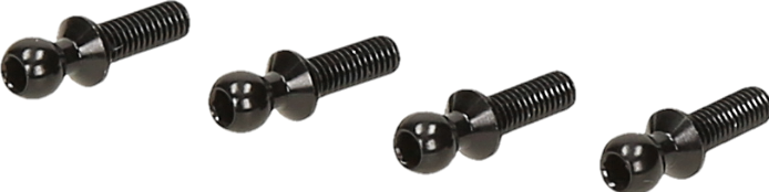 Immagine prodotto HB CYCLONE TC Testa a sfera in alluminio 4.3x13.0mm (2mm hex/4pcs)