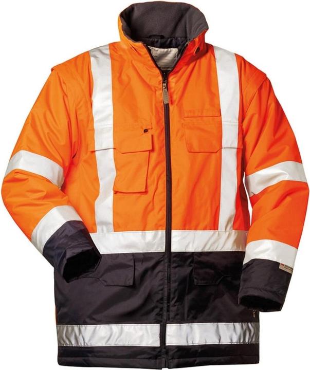Image du produit Elysee Parka haute visibilité Wallace taille XL orange/marine (XL)