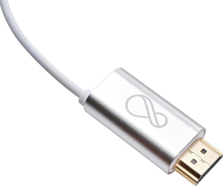 Actual product image Ochno adapter from HDMI + USB-A to USB-C 0.2m (USB-A, USB-C, 4.40 cm)