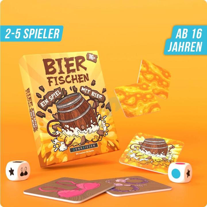 Immagine prodotto Denkriesen BIERFISCHEN - Un gioco con la birra (Tedesco)