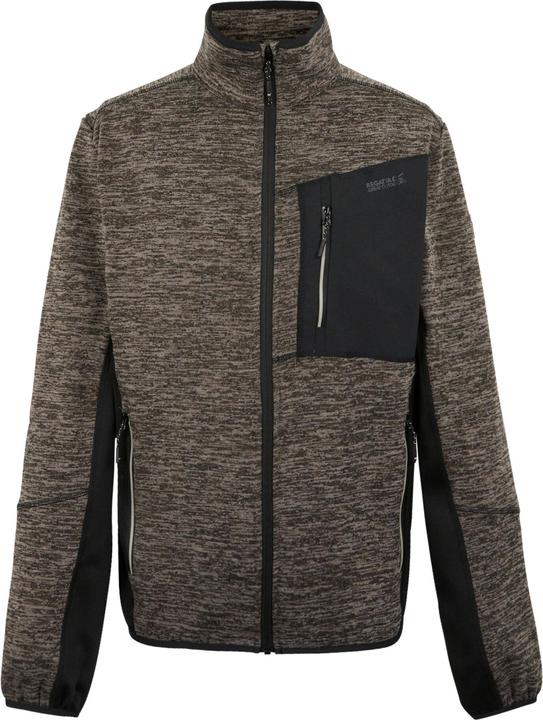 Black, mottled green