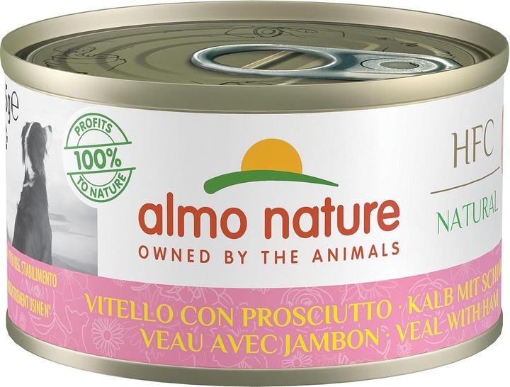 Actual product image Almo Nature Classic Adult Veal & Ham (Adult, 1 pcs., 95 g)