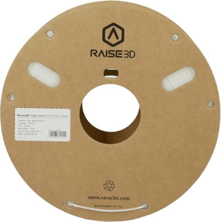 Immagine prodotto Raise3D Filamento Hyper Speed ABS naturale 1,0 kg 1,75 mm (ABS, 1.75 mm, 1000 g, Beige)