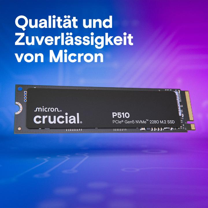 Produktbild Crucial P510 (2000 GB, M.2 2280)