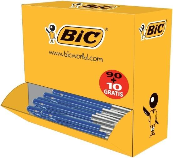 Image du produit Bic Druckkugelschreiber (Bleu, Transparent, 100x)