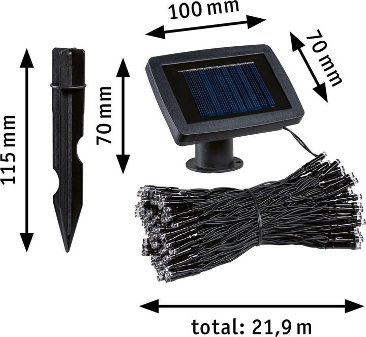 Image du produit Paulmann Lampes solaires (21.90 m)