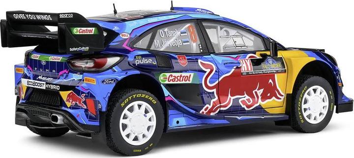 Actual product image Solido 1:18 Ford Puma Rally1 Hybrid #8 blue