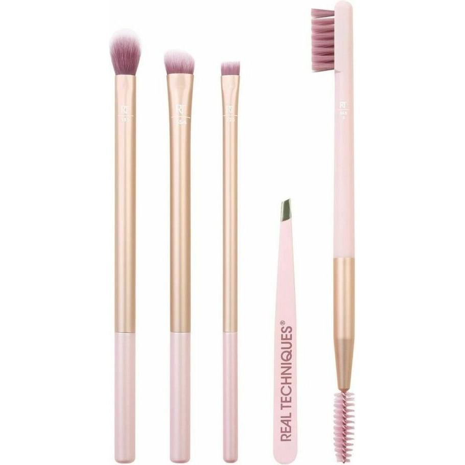 Real Techniques, Schminkpinsel, Naturally Beautiful Eye Set (Augenbrauen)