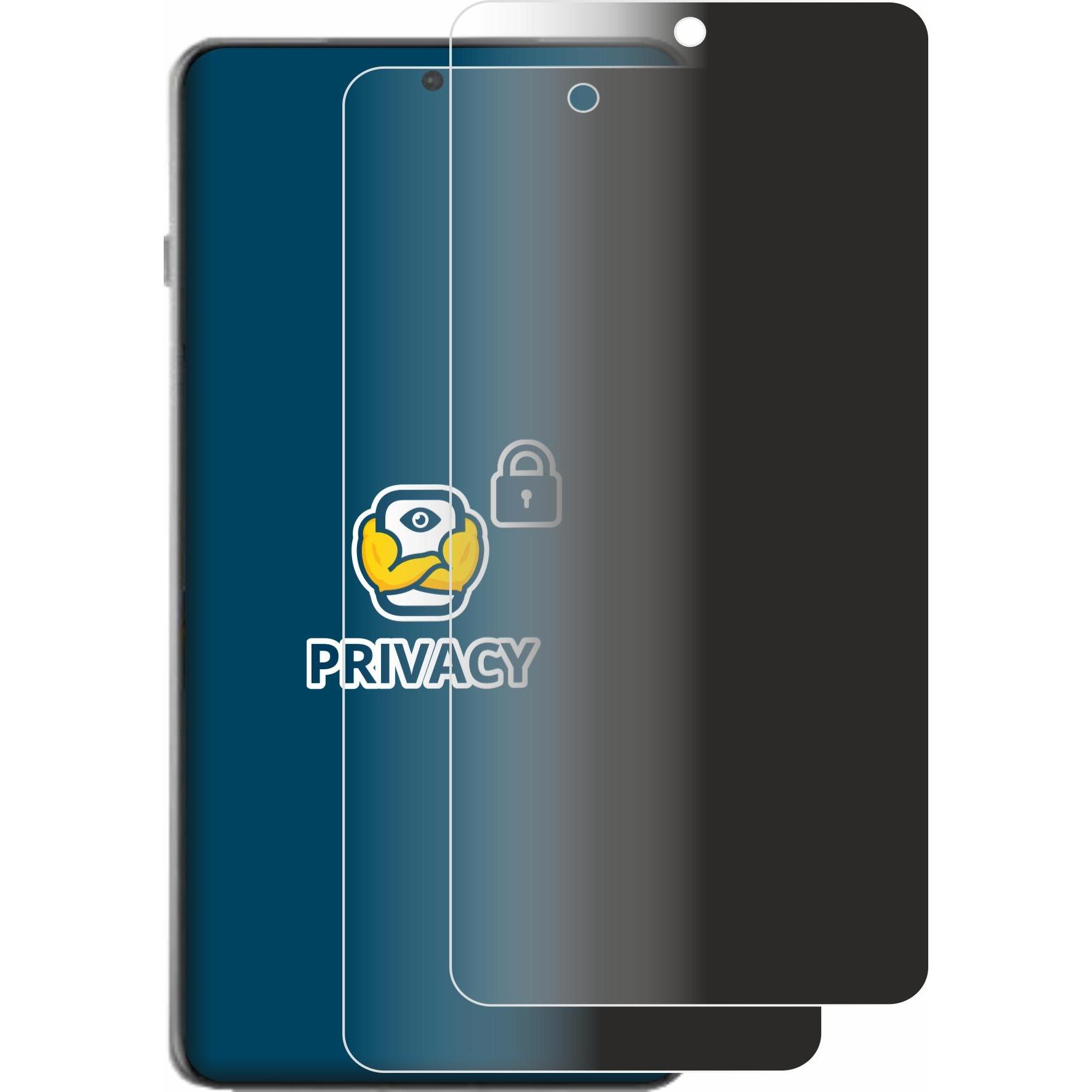 Thumbnail - BROTECT Sichtschutzfolie Anti-Spy Privacy Folie Blaulicht-Schutz (2 Stück, Oppo Find X), Smartphone Schutzfolie, Blau