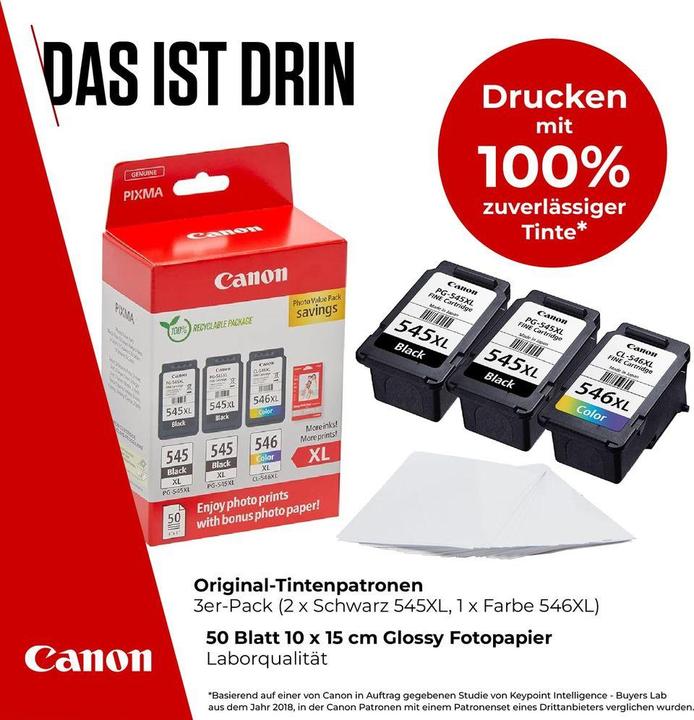 Produktbild Canon PG-545XLx2/CL-546XL (BK, C, M, Y)