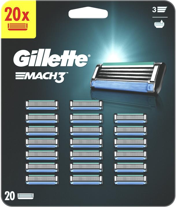 Image du produit Gillette Mach3 Systemklingen 20er Ersatzklingen (20 x)