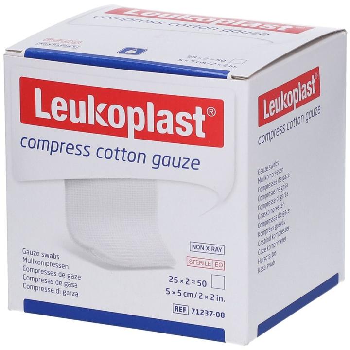 Actual product image BSN LEUKOPLAST compre nonwov 5x5cm st 2x50