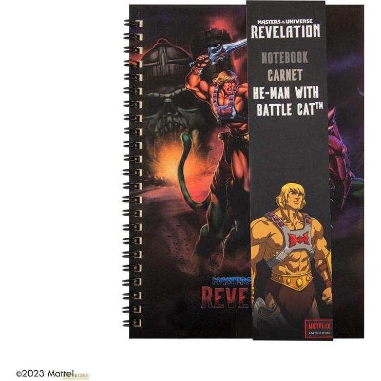 Thumbnail - Cinereplicas, Heft + Block, Masters of the Universe - Revelation: He-Man with Battle Cat Notebook