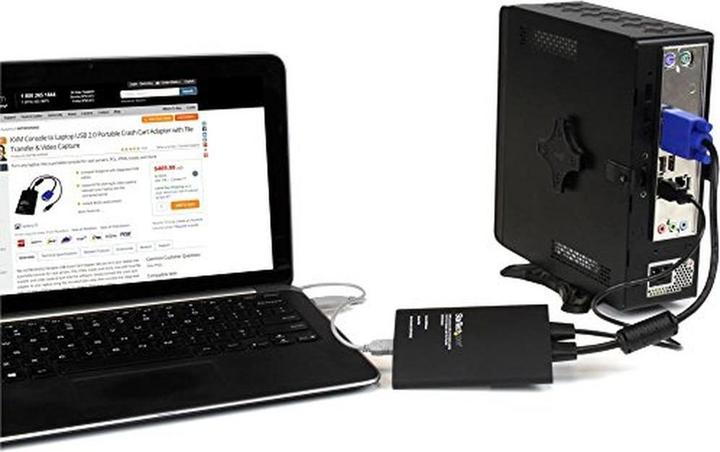 Actual product image StarTech Kvm USB Crash Cart W File Xfer