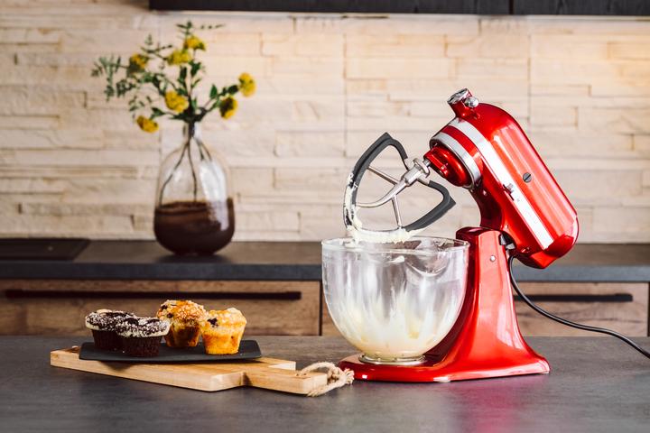Produktbild Kitty Professional Profi-Flachrührer "Taifun" kompatibel mit KitchenAid 4,3 und 4,8 Liter
