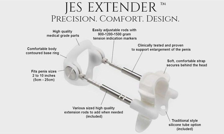 Actual product image Jes-Extender Penis Enlarger