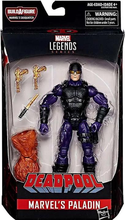 Actual product image Hasbro Deadpool Marvel Legends Sasquatch Series Paladin Action Figure