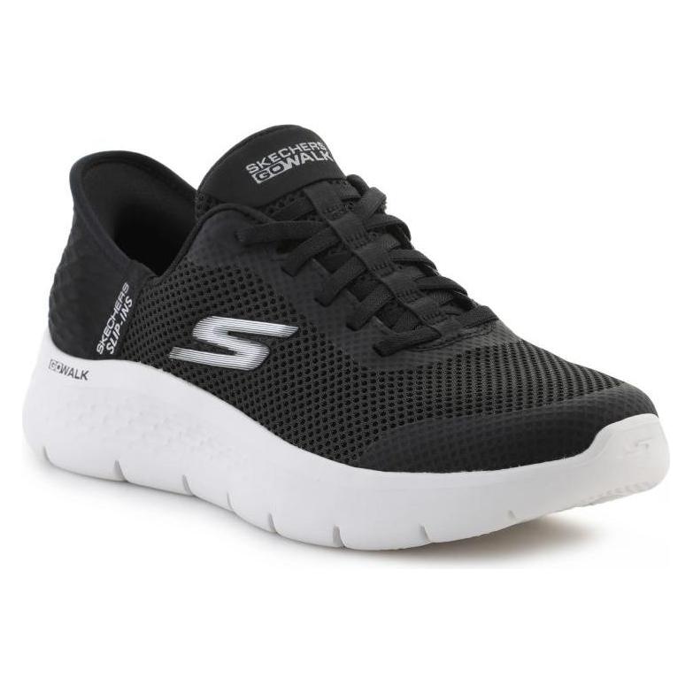 Skechers, Mannen, Sneakers, Walk Flex Grand Entry Schuhe, Zwart, Veelkleurig, (37.5)