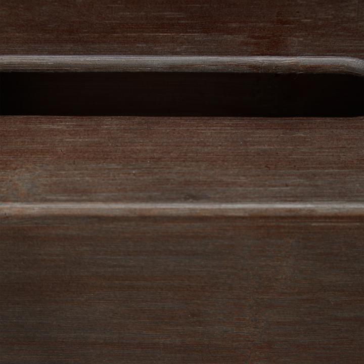 Actual product image Relaxdays Dark Brown Tissue Box