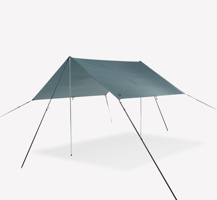 Quechua Tarp Multifunktions 4 Personen UV-Schutz Polyester (Tarp, 2.63 kg, 4 Personen)