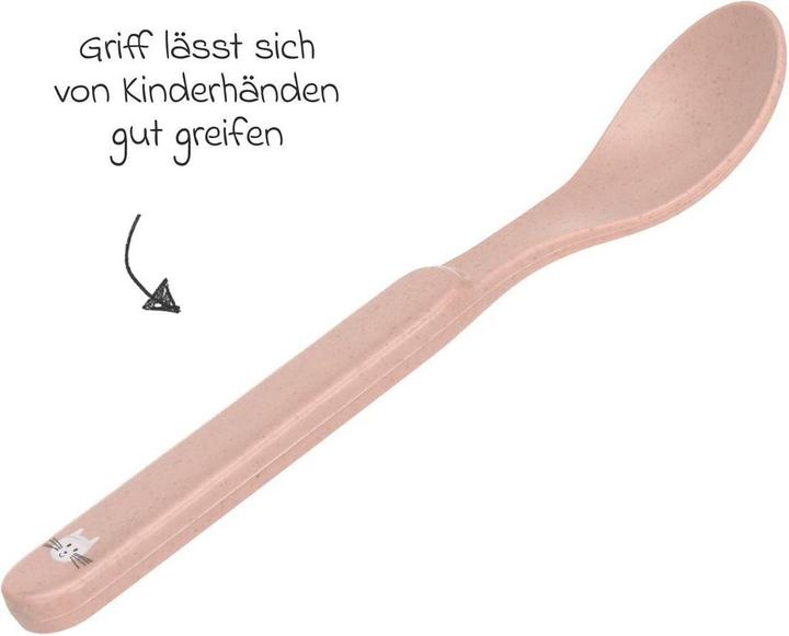 Produktbild Lässig Kinderlöffel Tiny Team Cat 4 Stück, Braun