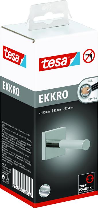 Produktbild tesa EKKRO WC Ersatzrollenhalter inkl. Klebelösung ohne Bohren