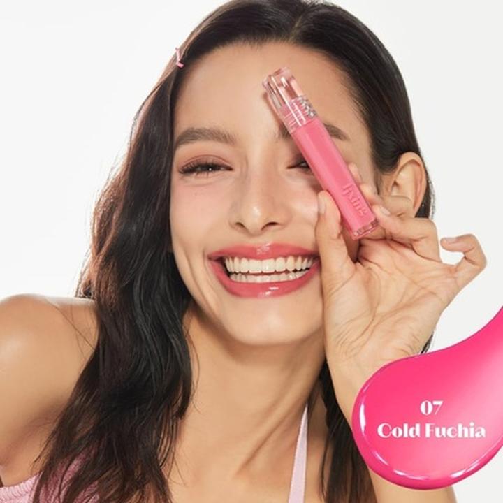 Produktbild Etude House ETUDE Glow Fixing Tint #7 Cold Fuchsia Non-Sticky Glossy Shine Lip Stain (#7 Cold Fuchsia)