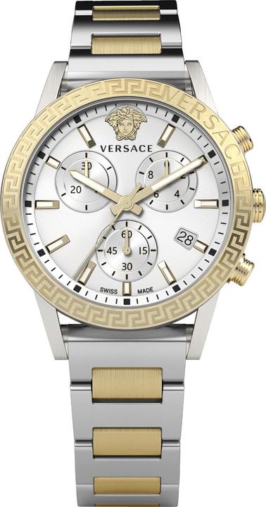 Actual product image Versace VEKB00622 Sport Tech Lady Chronograph Ladies Watch 40mm 5ATM (Chronograph, 40 mm)