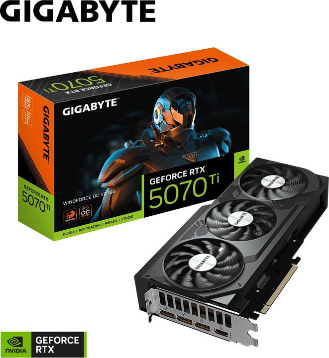 Gigabyte GeForce RTX 5070 Ti Windforce OC V2 16GB GDDR7 (16 GB)
