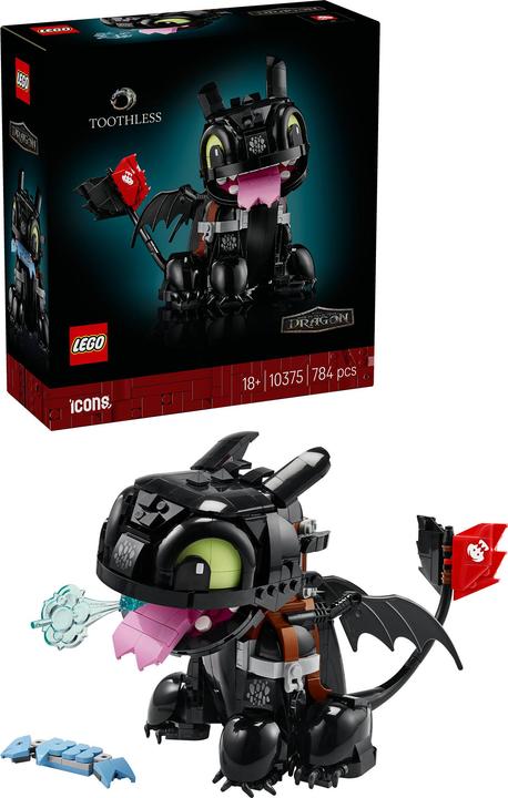 Produktbild LEGO Drachenzähmen Leicht Gemacht: Ohnezahn (LEGO Icons)