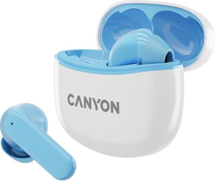 Actual product image Canyon TWS-5, True Wireless Bluetooth earphones, USB-C charging, charging station in cassette, black (Wireless)