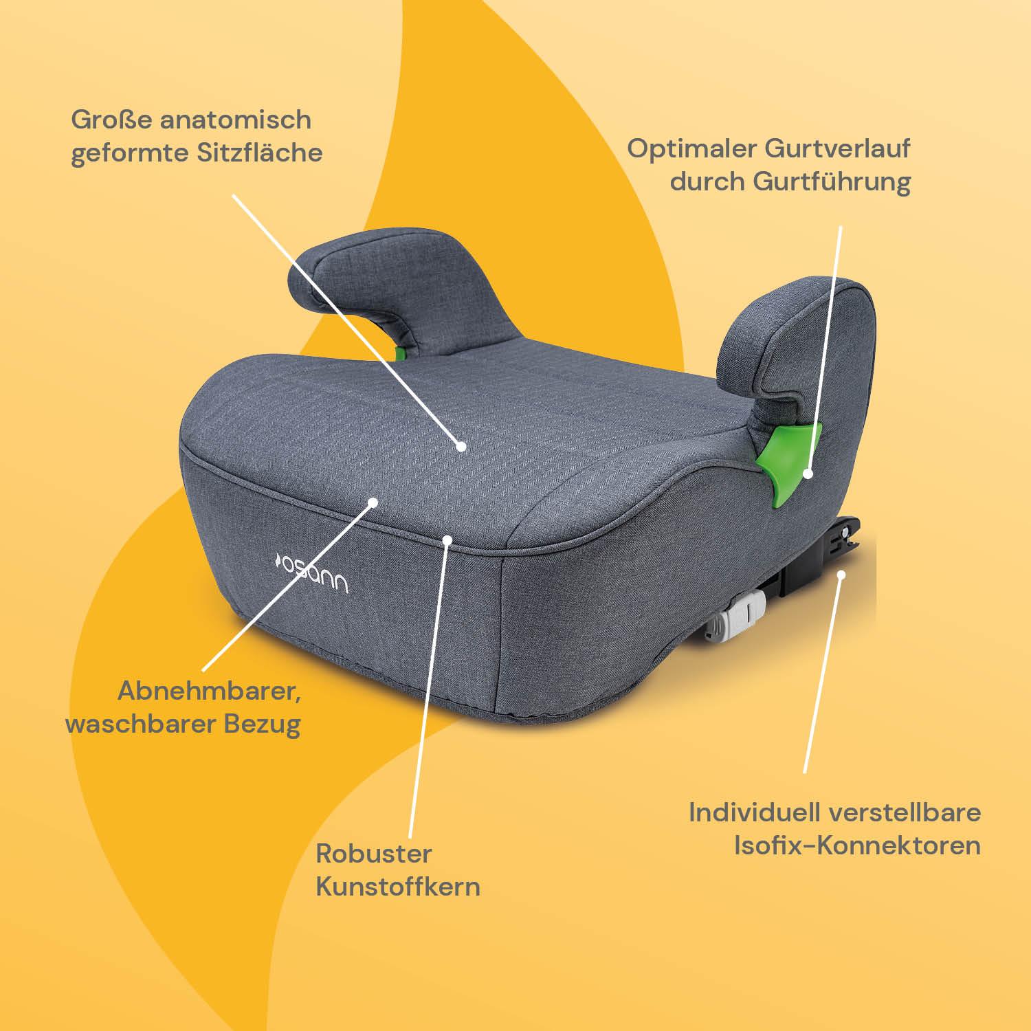 Thumbnail - Osann, Kindersitz, Junior Isofix (Sitzerhöhung, ECE R129/i-Size Norm)