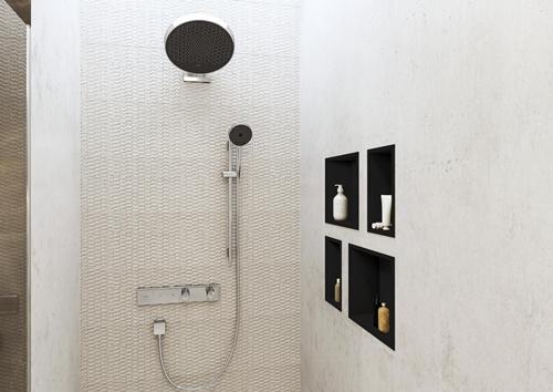 Actual product image hansgrohe Unica shower rod S Puro 90 cm with Isiflex shower hose 160 cm