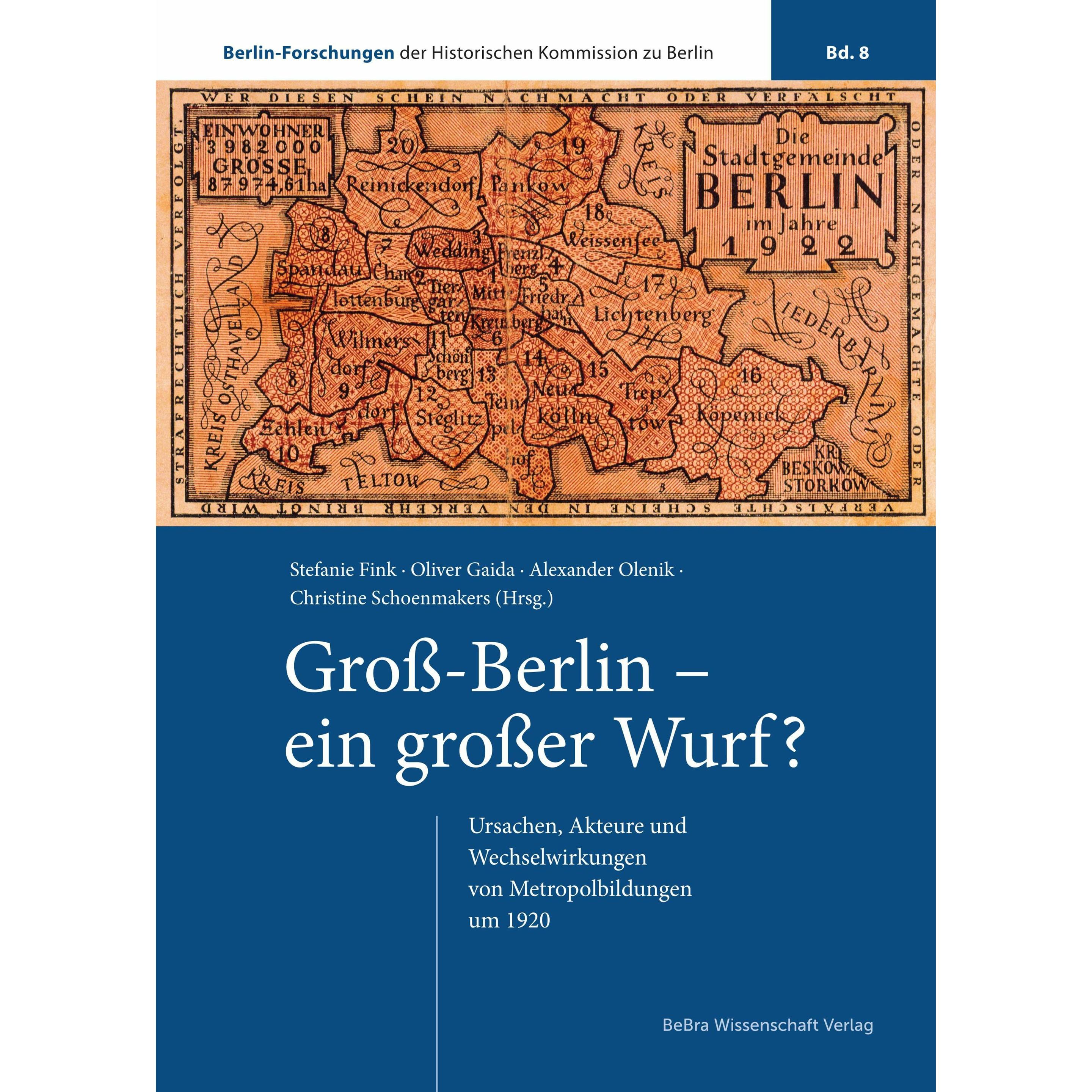 Thumbnail - Gross-Berlin - ein grosser Wurf?, Sachbücher von Christine Schoenmakers, Stefanie Fink, Oliver Gaida, Alexander Olenik