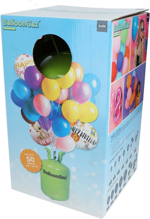 Folat Disposable helium bottle for 25 - 50 balloons