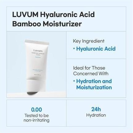 Produktbild Luvum Bambus-Hyaluron-Feuchtigkeitscreme mit Bambusextrakt (Gesichtswasser)