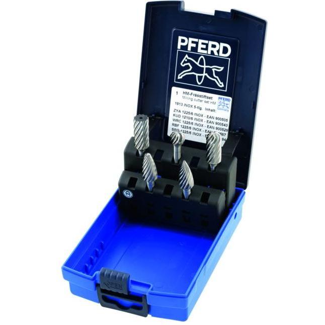 Thumbnail - Pferd, Fräser, HM cutter set INOX 1912, 5pcs.