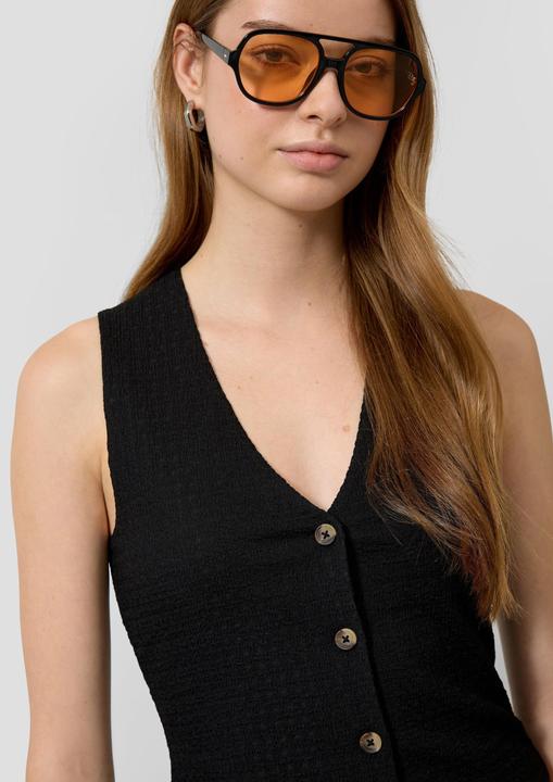 Produktbild s.Oliver Elastische Jerseyweste aus strukturierter Ware (XXL)