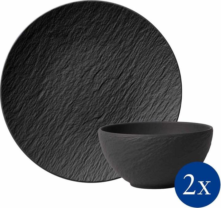 Actual product image Villeroy & Boch Breakfast Set Manufacture Rock (2 pcs.)