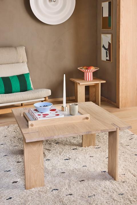 Produktbild OYOY Living Dekoschale Toppu Centerpiece Rot/Weiss (30 x 30 cm)