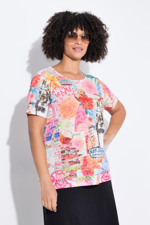 Produktbild Angel of Style T-Shirt, bequeme Passform, Beach, Glitzersteinchen (56)