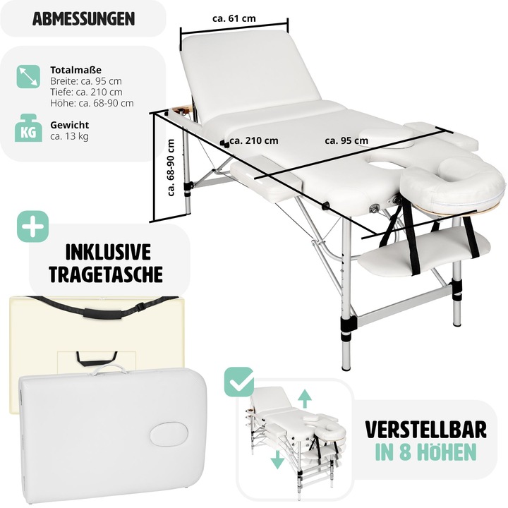 Produktbild tectake Massageliege