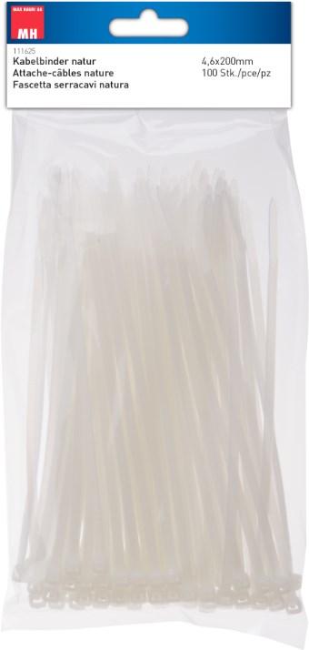 Actual product image Max Hauri Cable ties (Plastic cable ties, 200 mm, 100 pcs.)