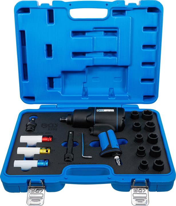 BGS Air Impact Wrench and Impact Socket Set mm (1/2